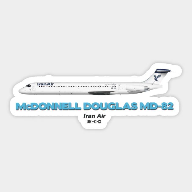 McDonnell Douglas MD-82 - Iran Air Sticker by TheArtofFlying